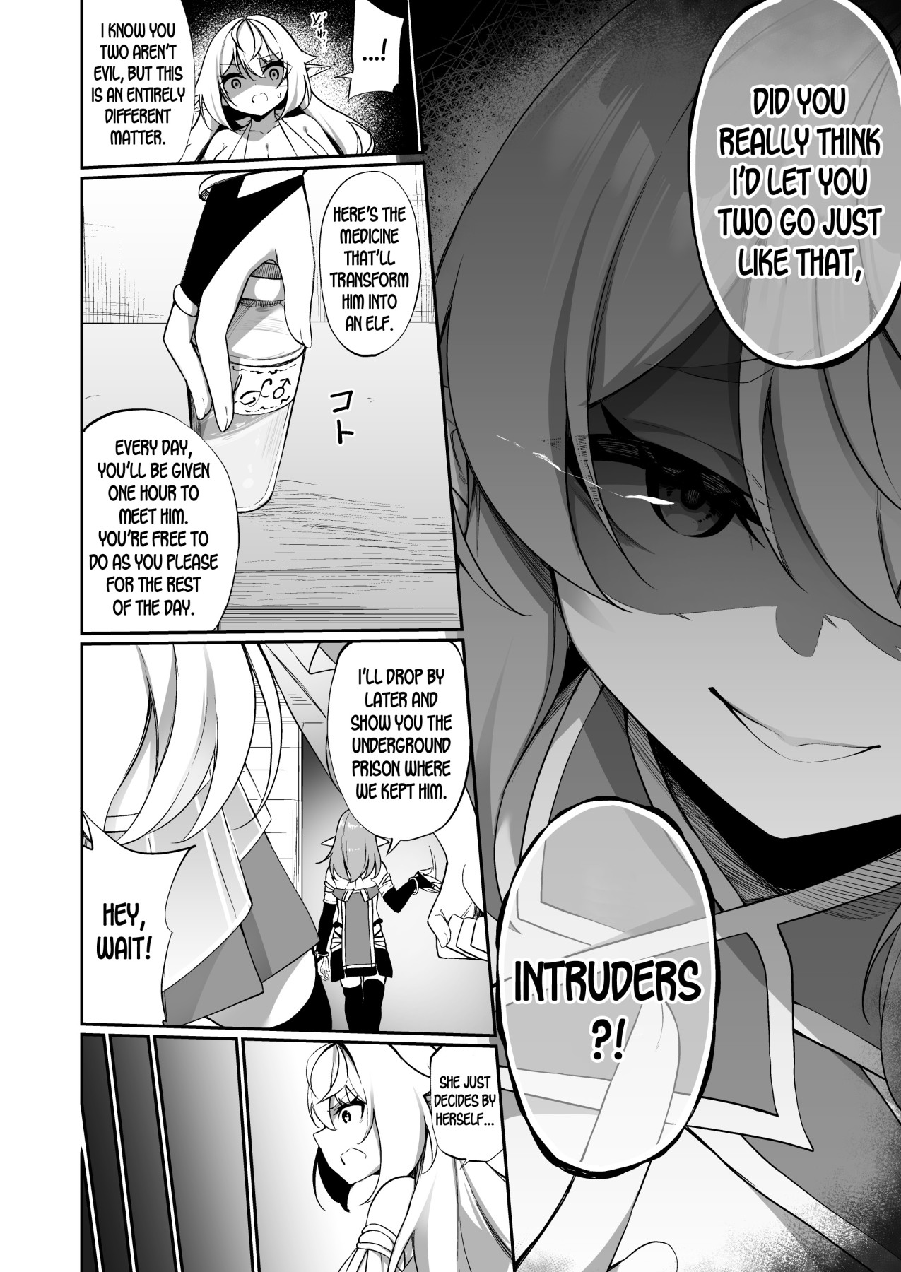 Hentai Manga Comic-A Story Where I Got Transformed From An Adventurer (Male) Into An Elf (Female) and Fucked By My Best Friend-Read-15